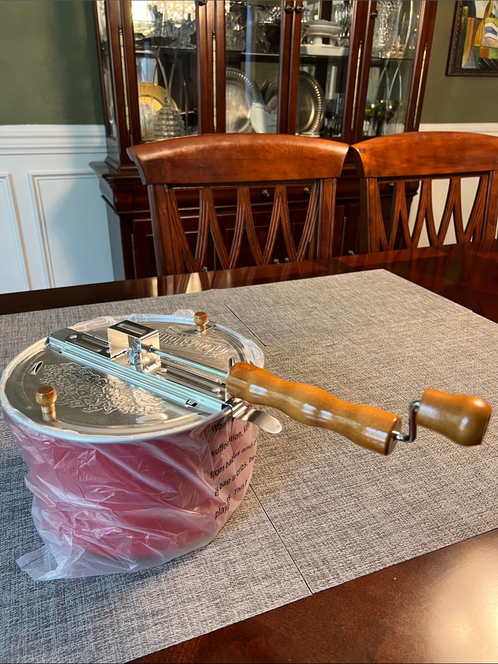The Genuine Whirley-Pop is a 6-quart stovetop popcorn popper. New with tag. - Picture 5 of 7
